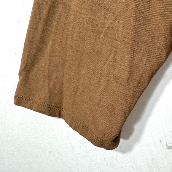 J. Jill Wearever Brown Long Sleeve Knit Faux Wrap Top - Picture 5 of 10